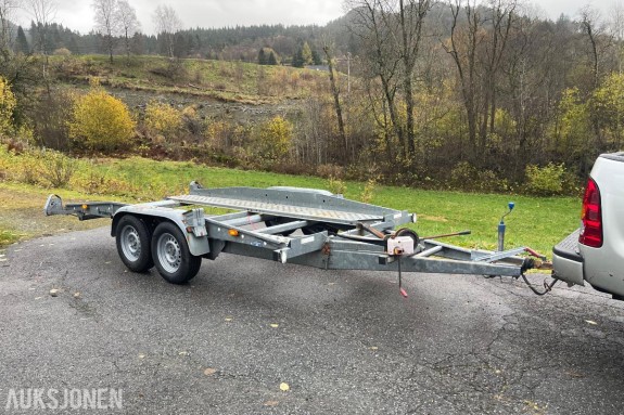 2009 Brenderup 2503 GT biltransporthenger med vinsj og hydraulisk tipp