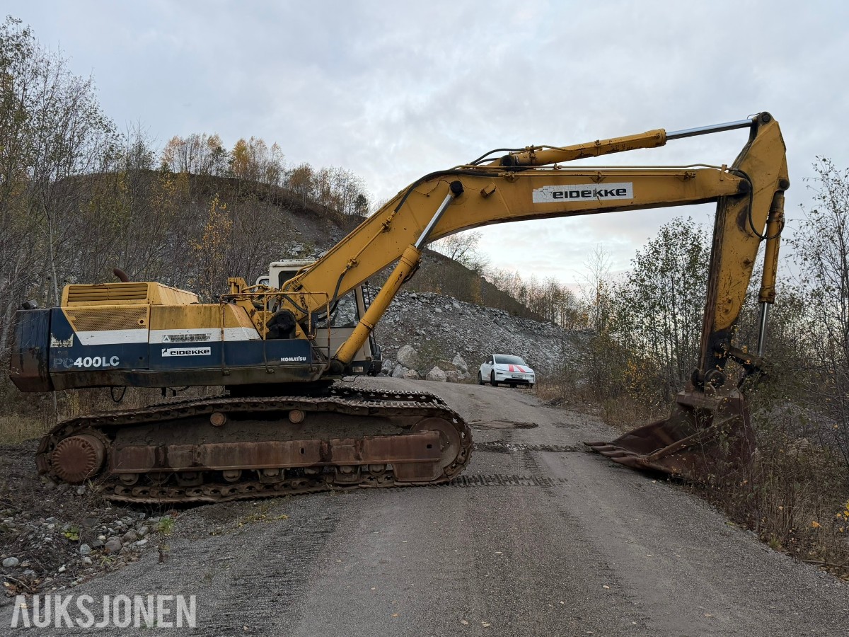 1994 Komatsu PC400LC-5 Beltegraver