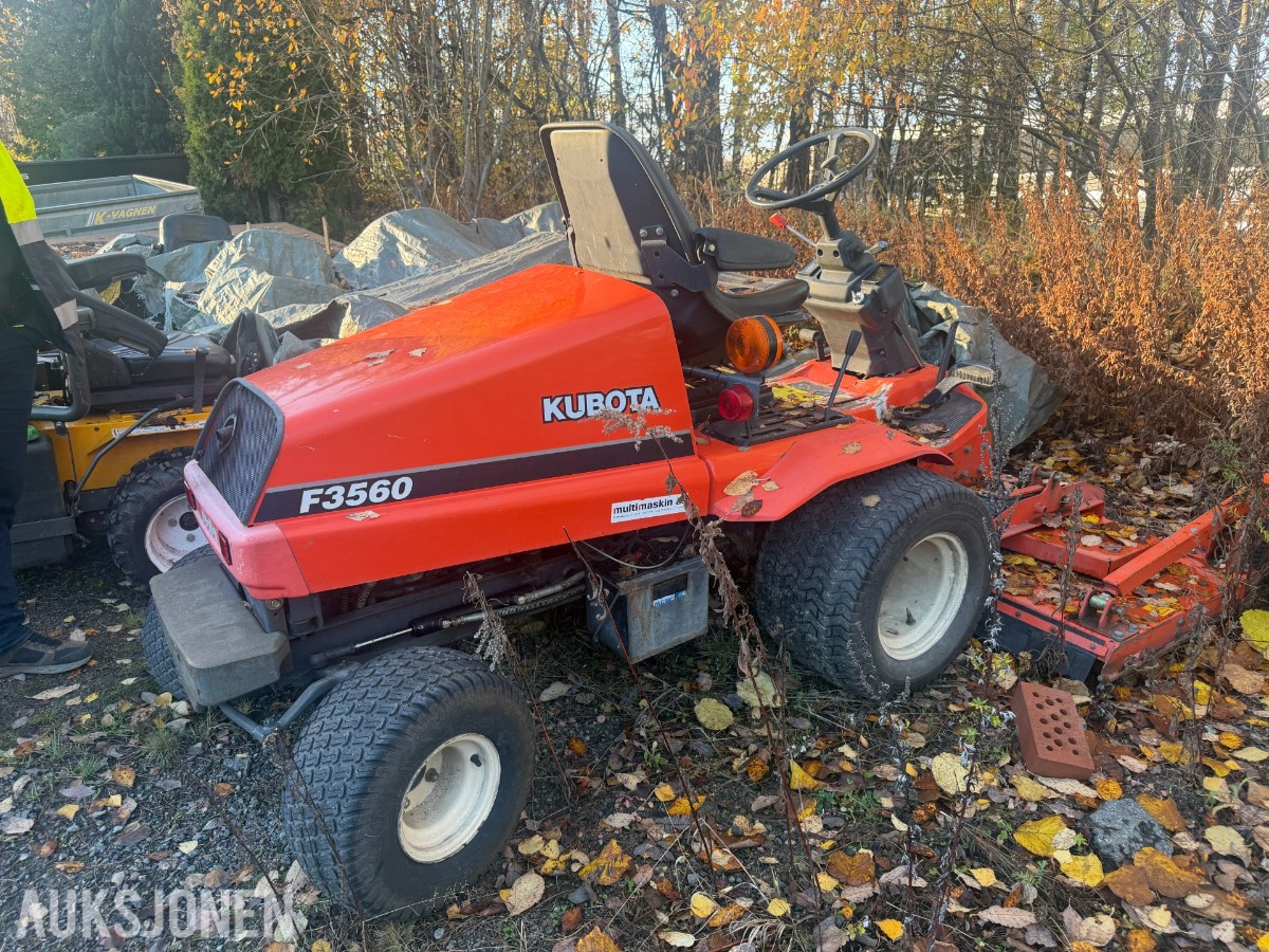 Kubota F3560 frontklipper, klippeaggregat