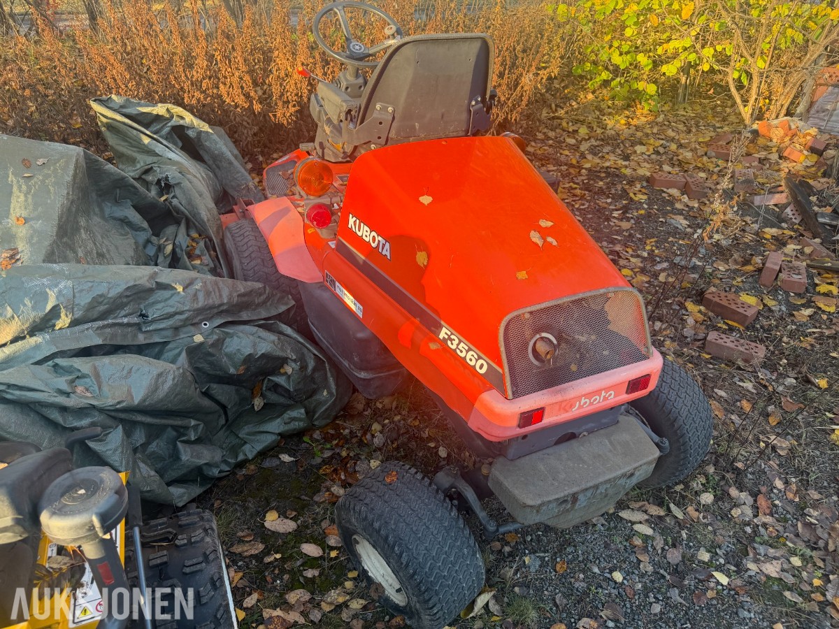 Kubota F3560 frontklipper, klippeaggregat