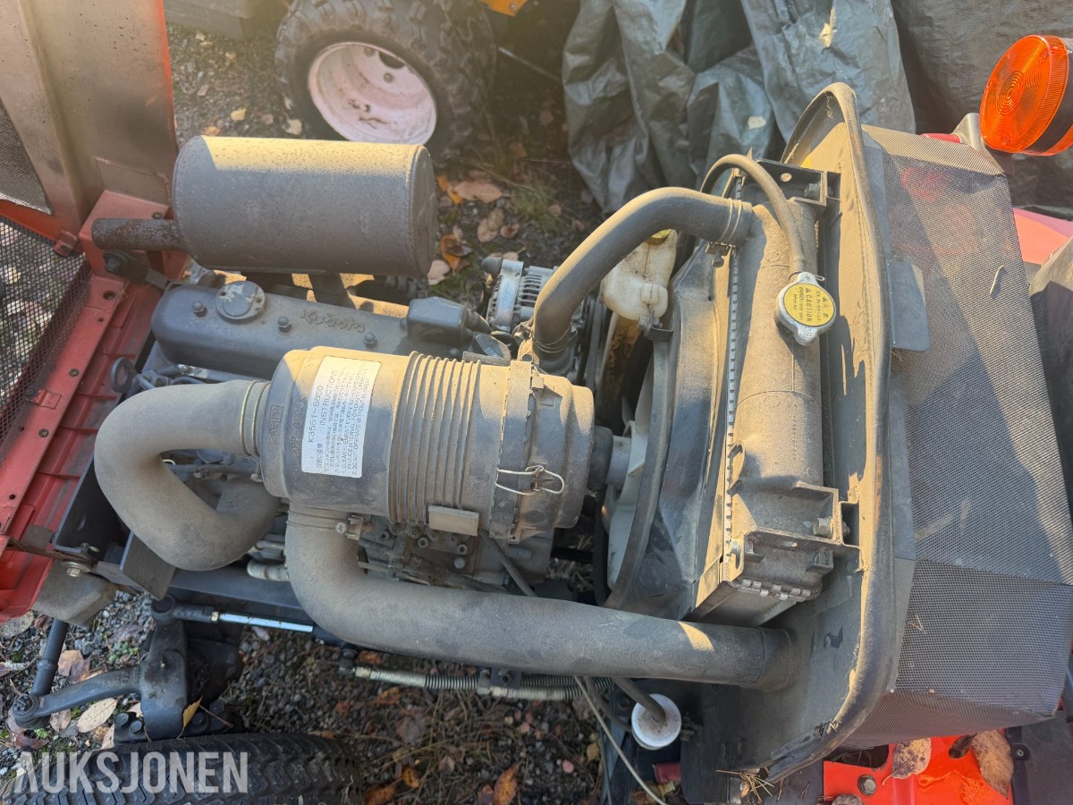 Kubota F3560 frontklipper, klippeaggregat