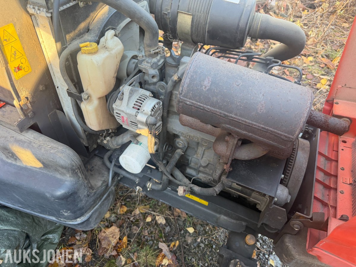 Kubota F3560 frontklipper, klippeaggregat