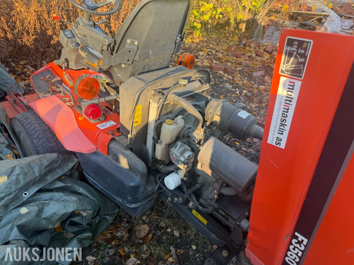 Kubota F3560 frontklipper, klippeaggregat
