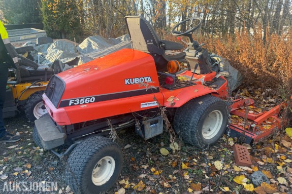 Kubota F3560 frontklipper, klippeaggregat