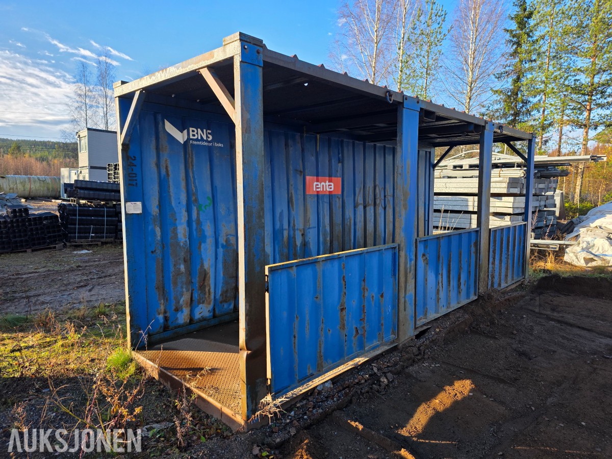 Gangcontainer/tunnel Lengde 6 m bredde 165 m