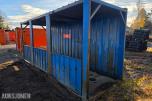 Gangcontainer/tunnel Lengde 6 m bredde 165 m