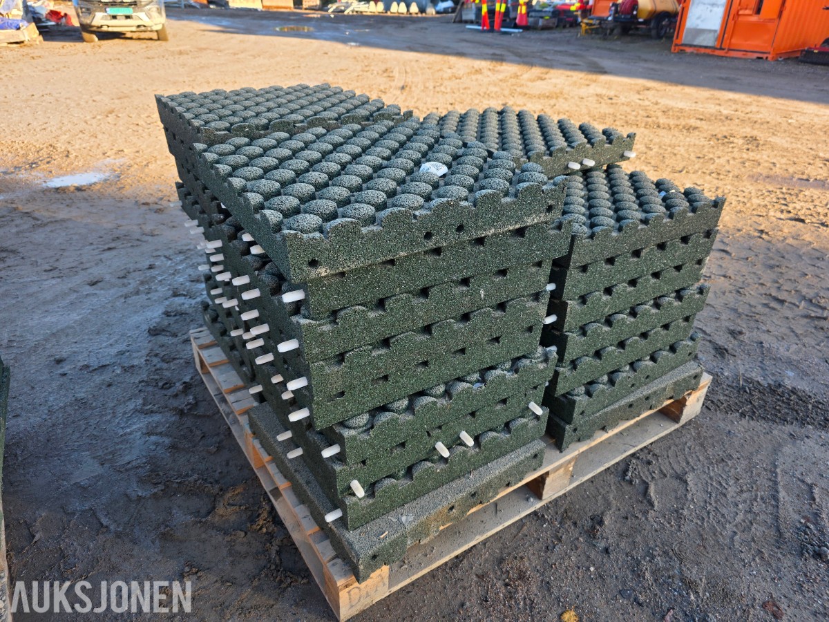 Gummiheller 75 stk 60x60x8
