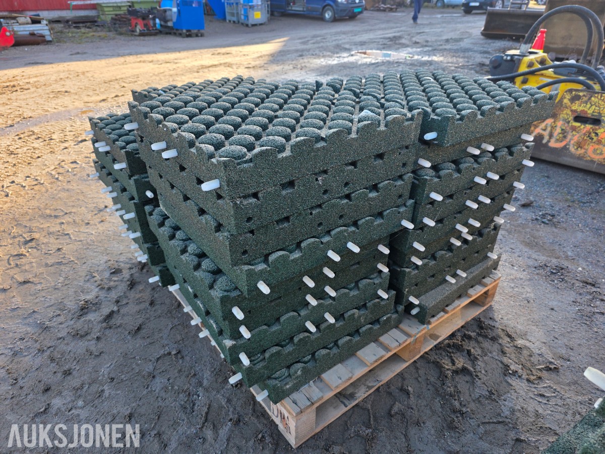 Gummiheller 75 stk 60x60x8