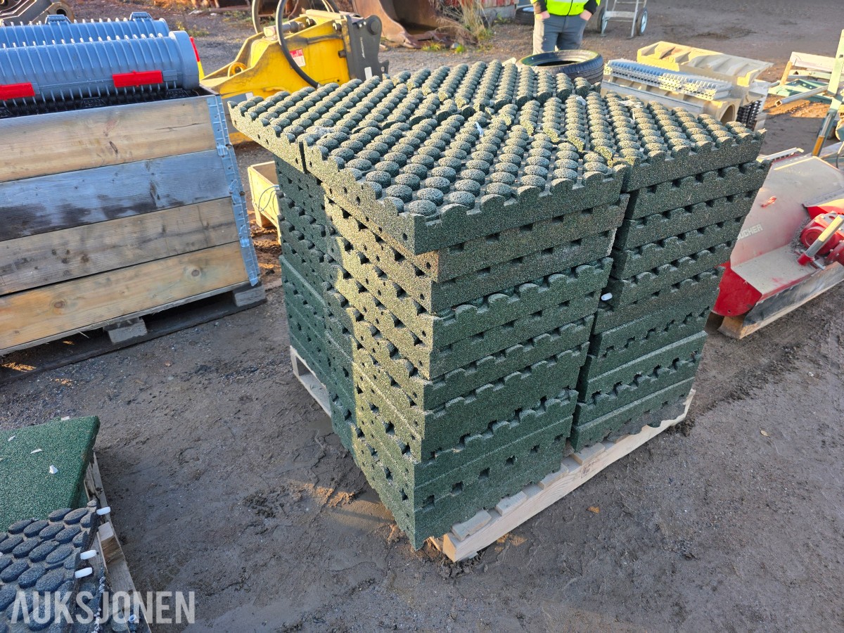 Gummiheller 75 stk 60x60x8