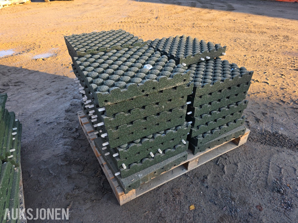 Gummiheller 75 stk 60x60x8