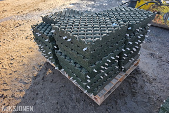 Gummiheller 75 stk 60x60x8