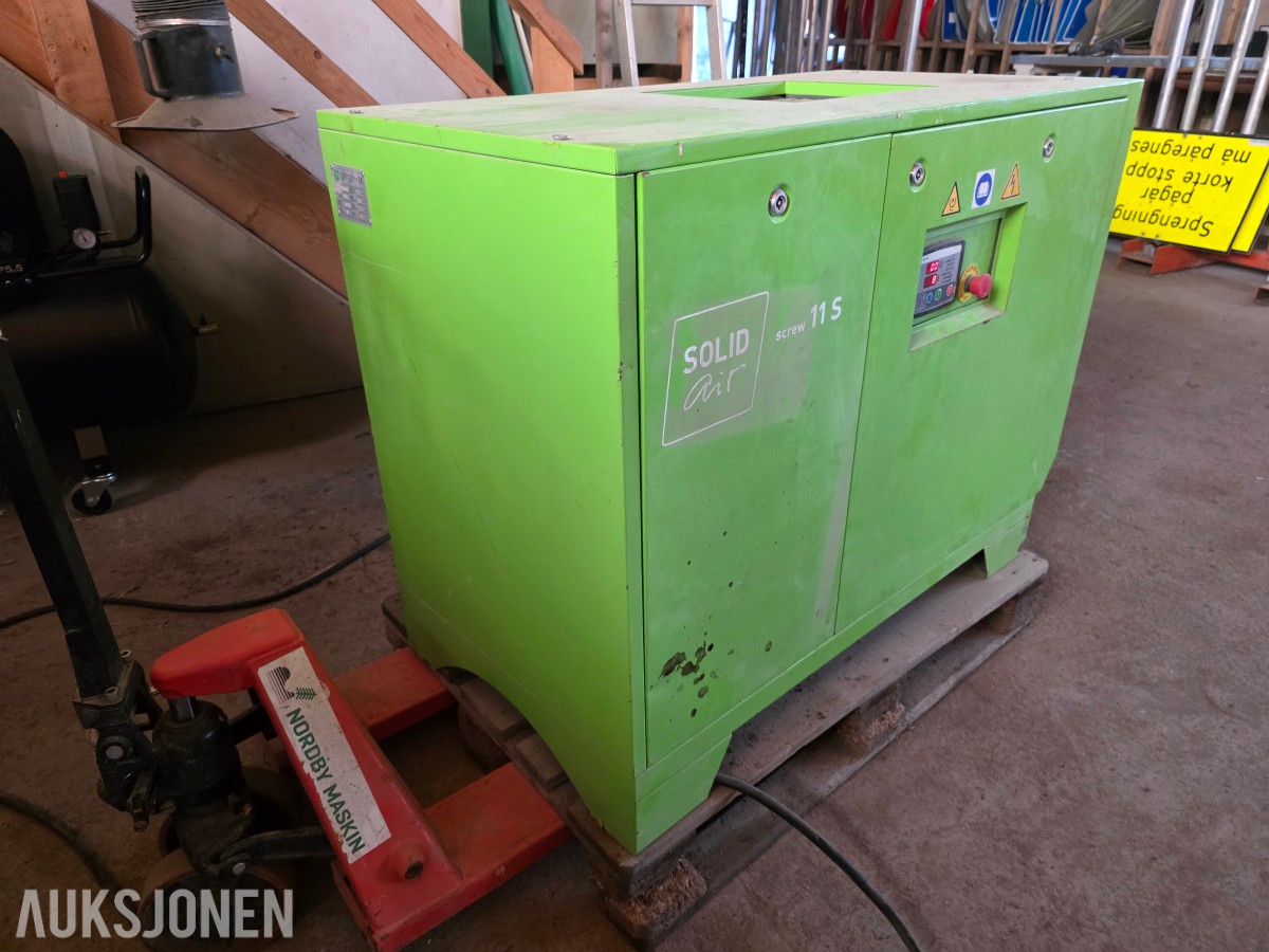 2014 SOLID air Screw 11 S skruekompressor reparasjonsobjekt