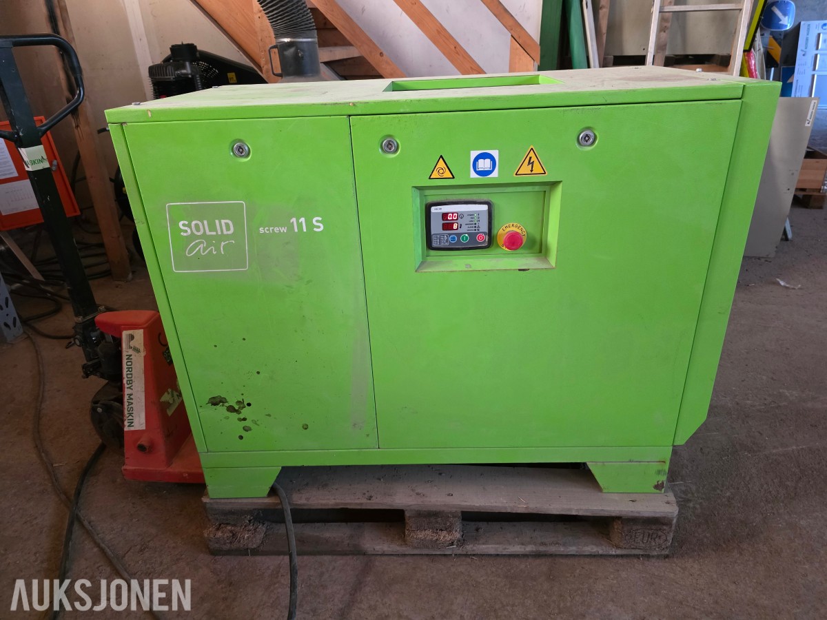 2014 SOLID air Screw 11 S skruekompressor reparasjonsobjekt