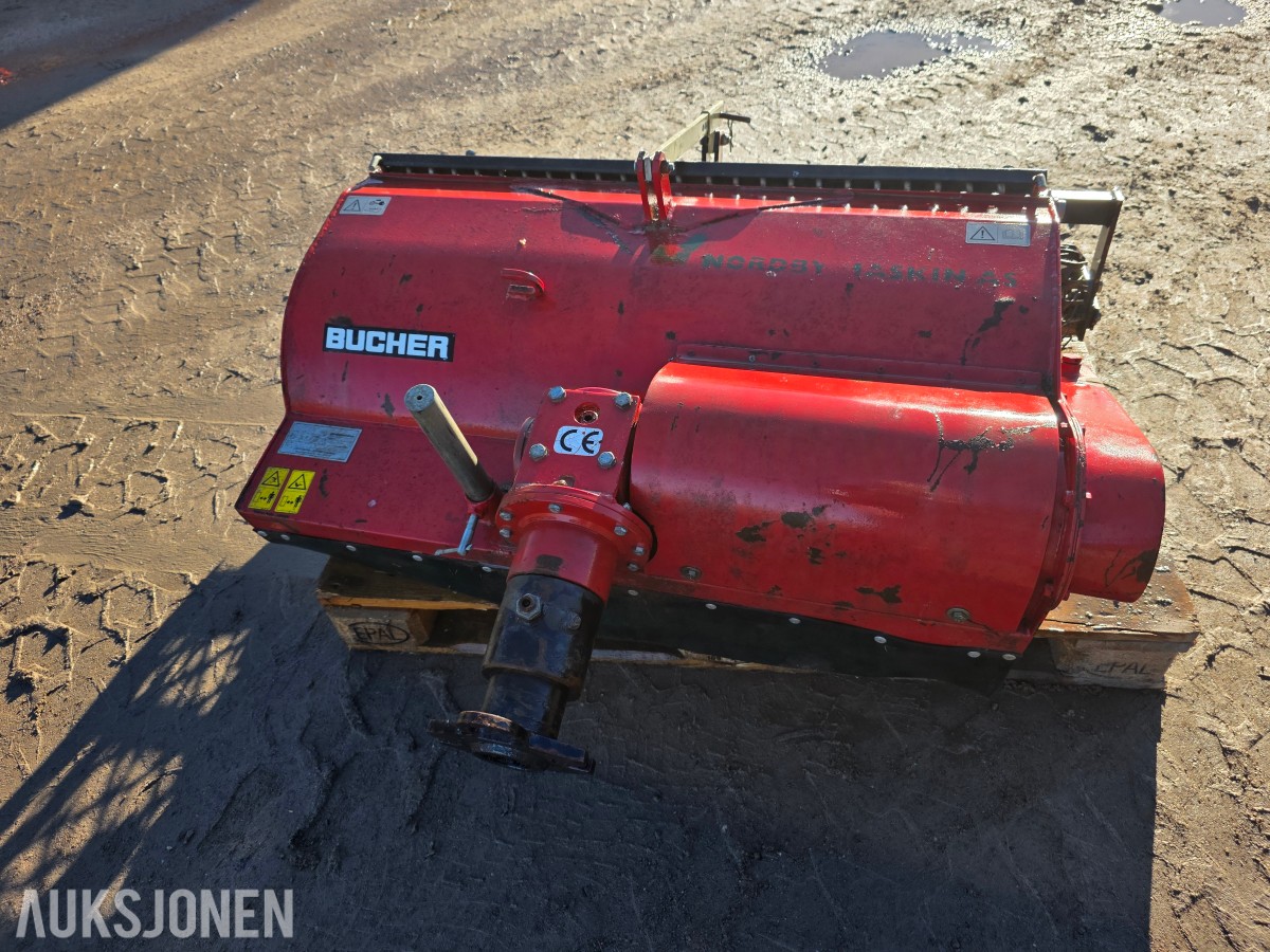 2001 Bucher lipco UF-700 jordfres/vendefres til plendyr