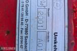 2001 Bucher lipco UF-700 jordfres/vendefres til plendyr