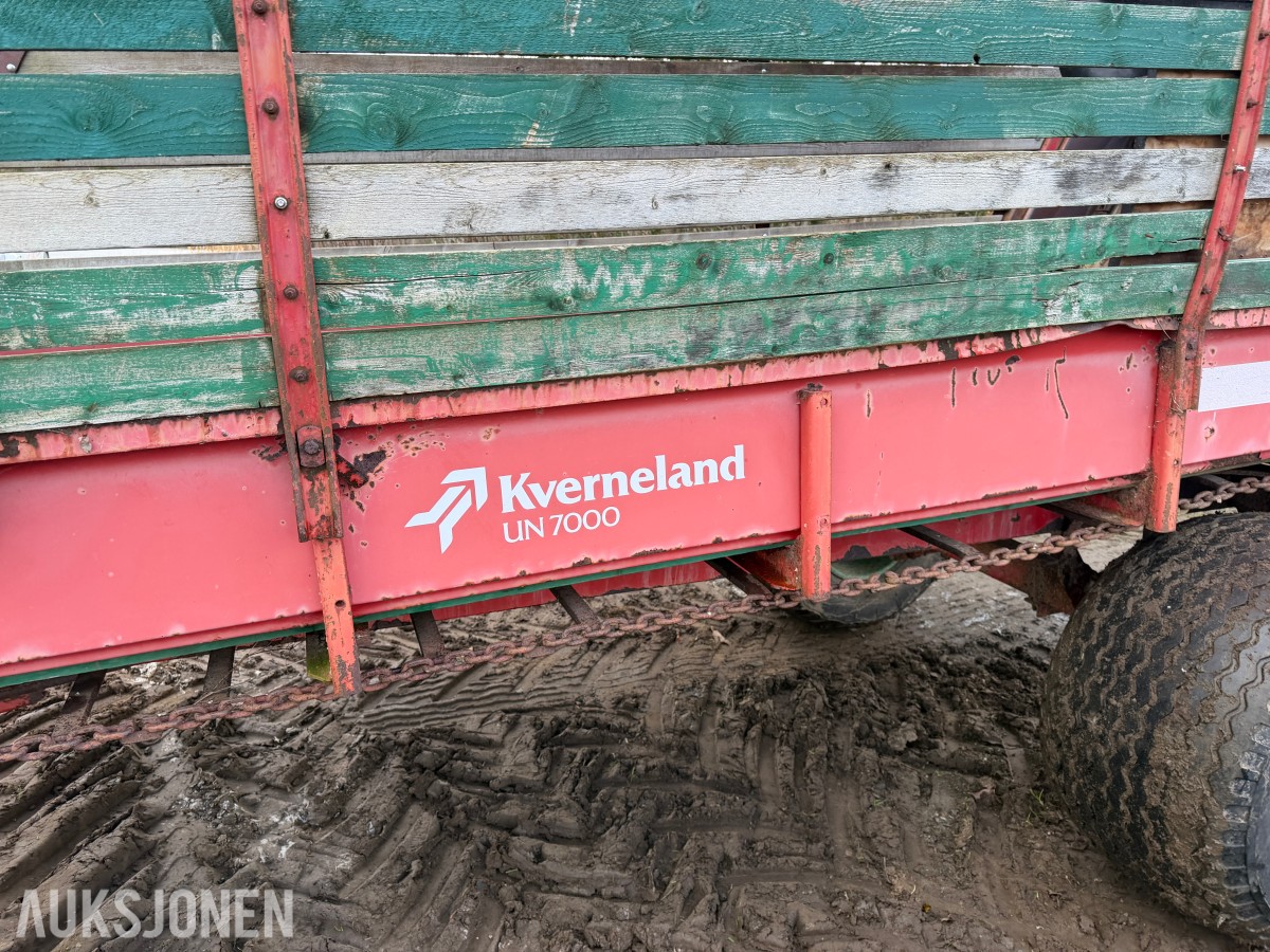 Kverneland / Underhaug 7000 - Avlesservogn