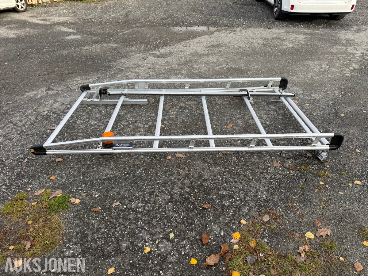 AluRack takgrind til Volkswagen Caddy – aluminium – lasterulle