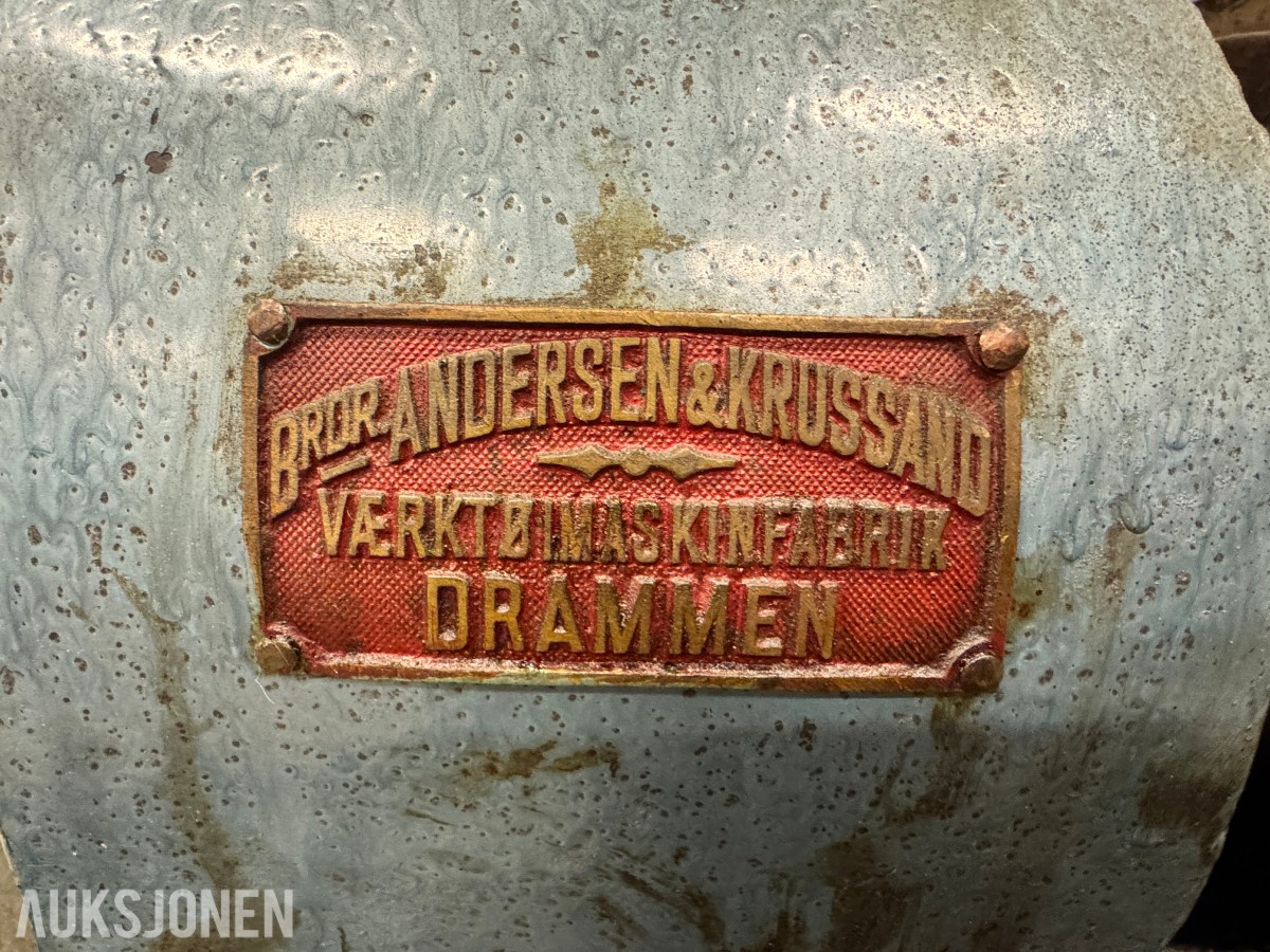 Brødr. Andersen & Krussand Konvensjonell parallell-/senterdreiebenk - 380 V