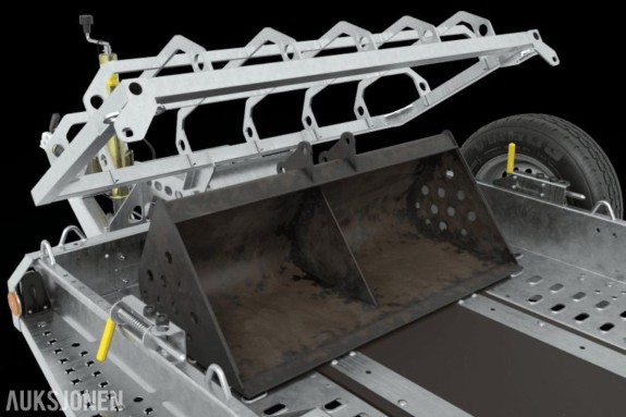 1 stk Helt nytt Gitterbur for gravemaskin skuff Brian James Digger Plant med bredde 1,3 m