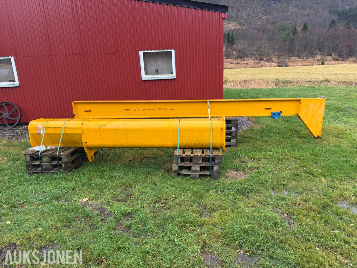 Demag Kranbom med el vinsj 1000kg