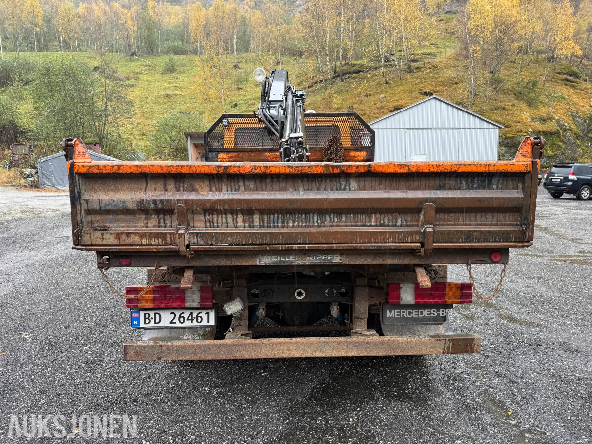 2001 Mercedes-Benz 814 k -HIAB 060-2 kran - Eu-godkjent