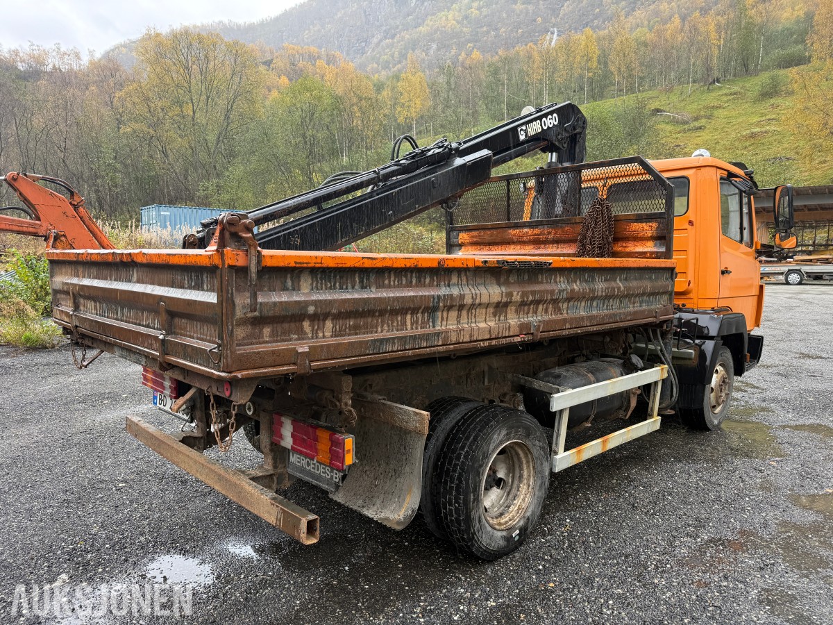 2001 Mercedes-Benz 814 k -HIAB 060-2 kran - Eu-godkjent