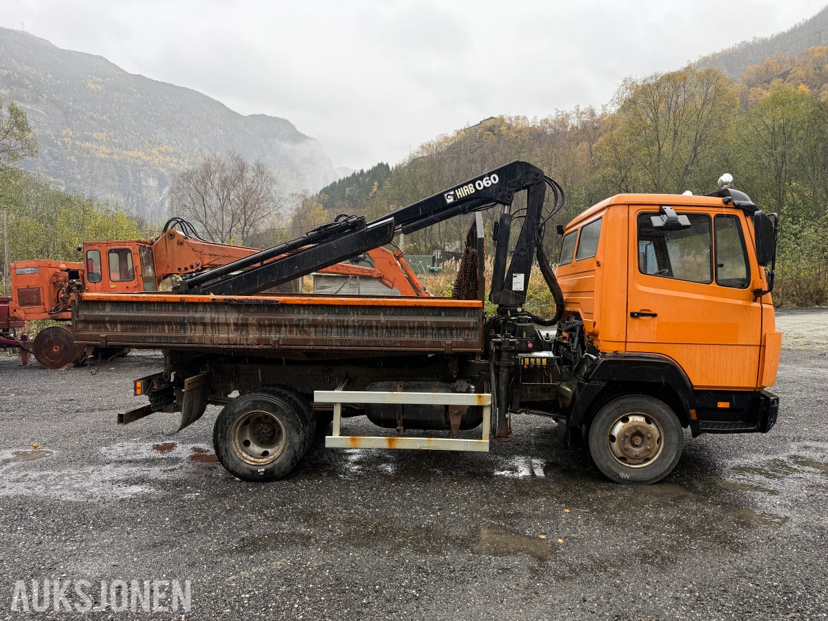 2001 Mercedes-Benz 814 k -HIAB 060-2 kran - Eu-godkjent