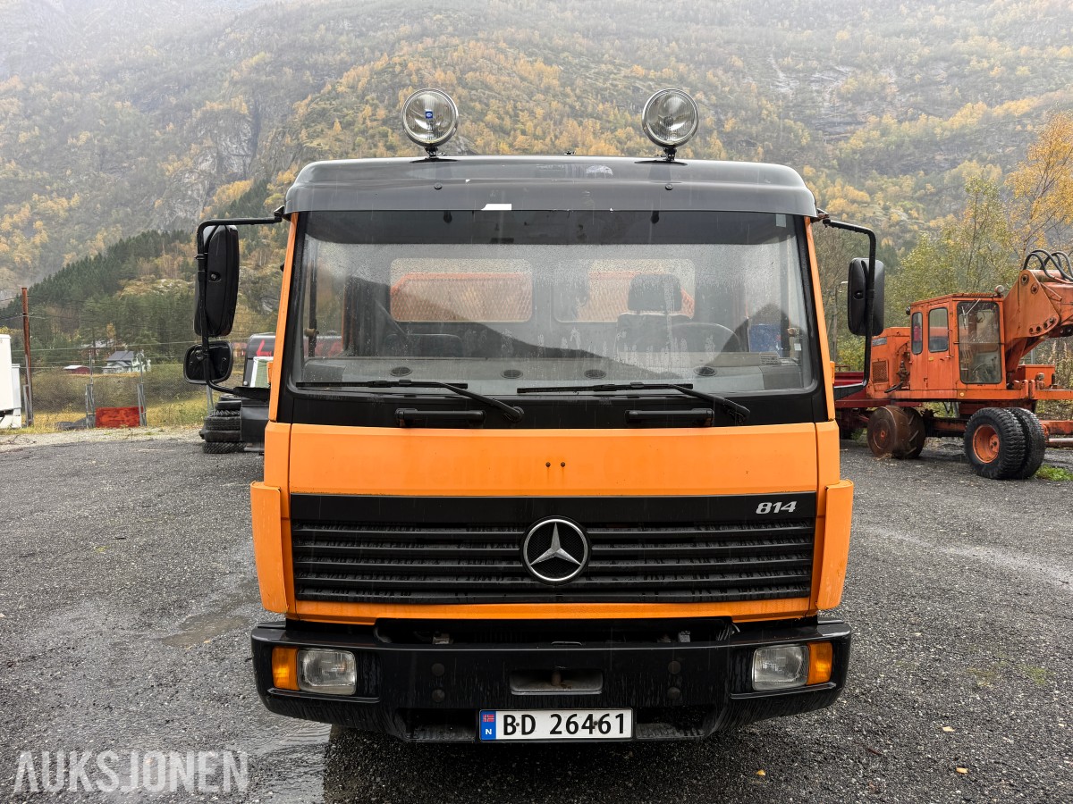 2001 Mercedes-Benz 814 k -HIAB 060-2 kran - Eu-godkjent