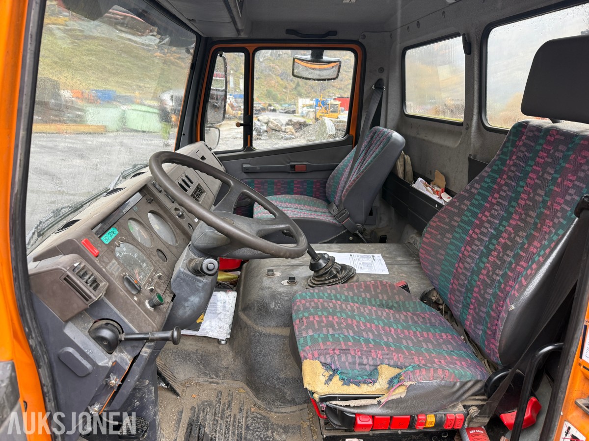 2001 Mercedes-Benz 814 k -HIAB 060-2 kran - Eu-godkjent