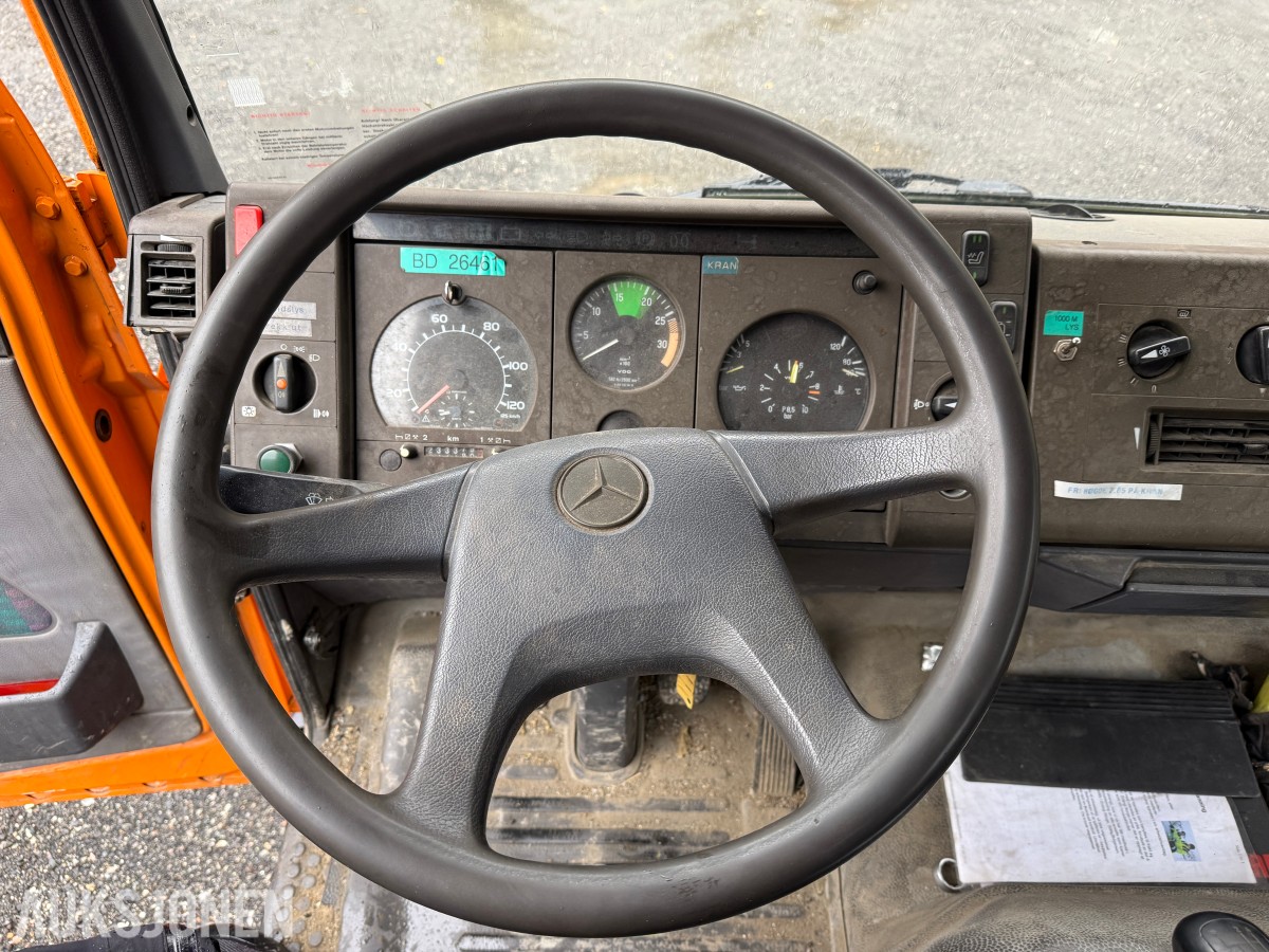2001 Mercedes-Benz 814 k -HIAB 060-2 kran - Eu-godkjent
