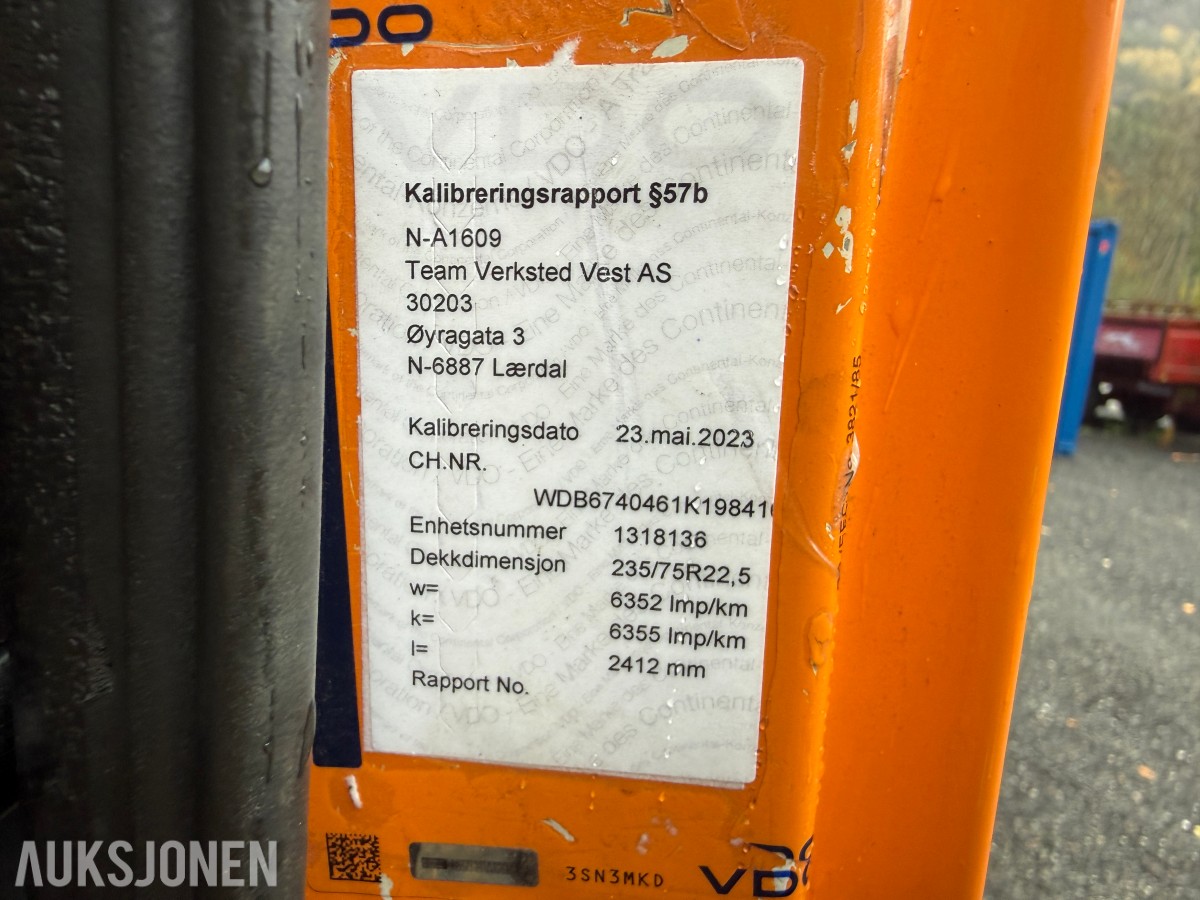 2001 Mercedes-Benz 814 k -HIAB 060-2 kran - Eu-godkjent