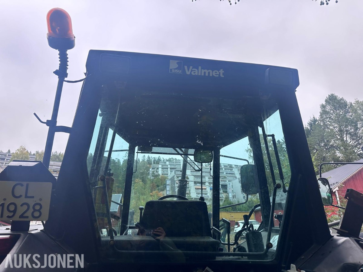 1996 Valmet 365 S traktor med Quicke 620 frontlaster.