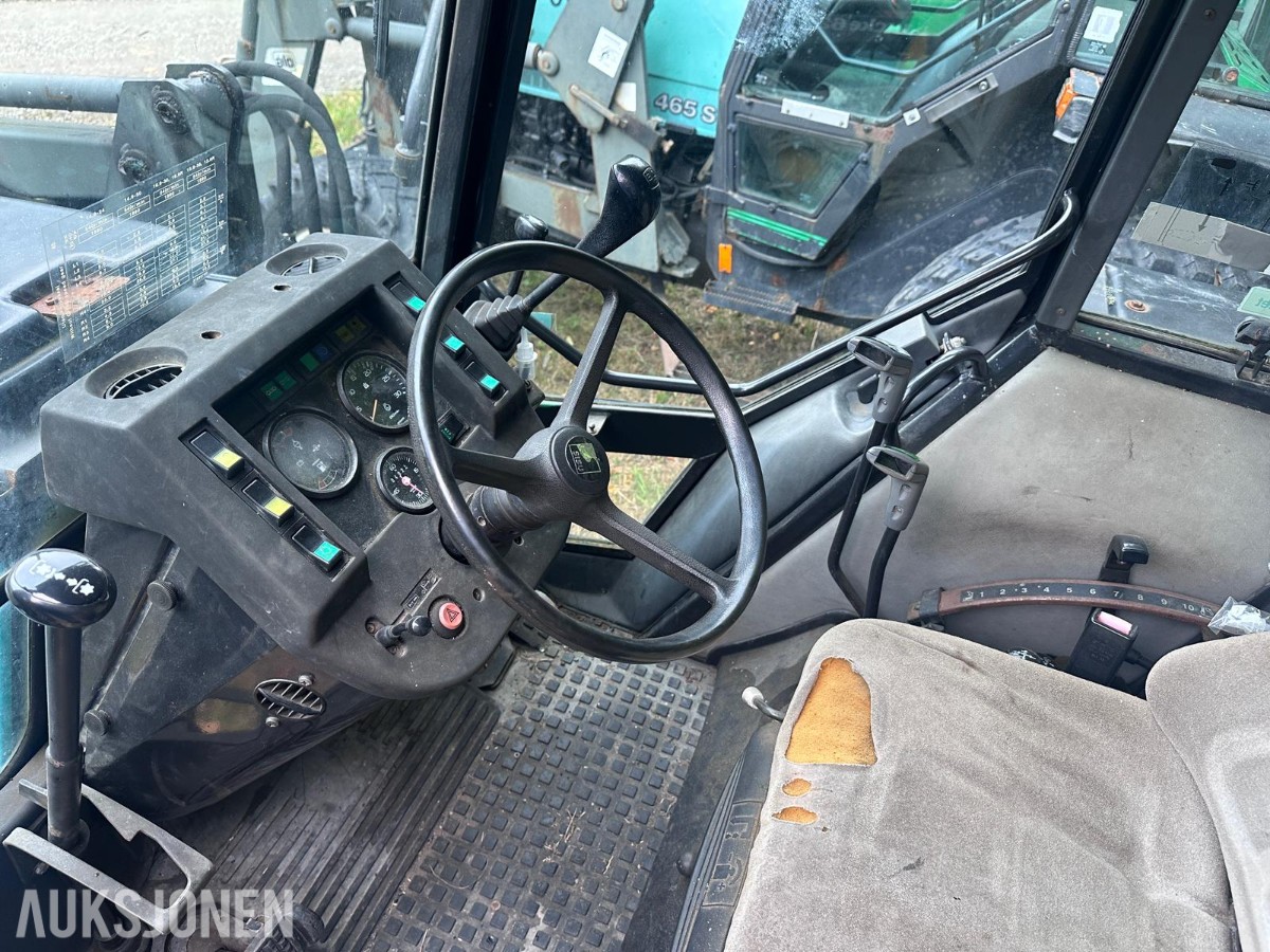1996 Valmet 365 S traktor med Quicke 620 frontlaster.