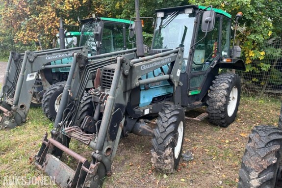1996 Valmet 365 S traktor med Quicke 620 frontlaster.