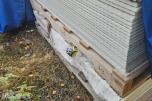 102 stk. EQUITONE Linea gjennomfargede fibersementplater, 10 mm tykkelse.