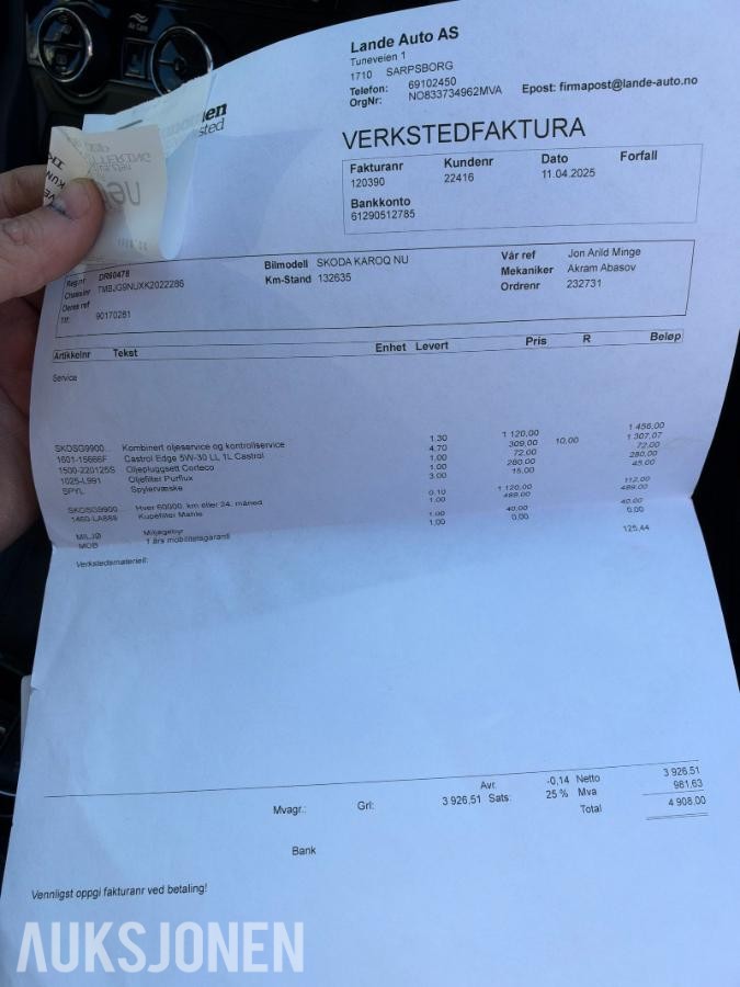 2019 SKODA KAROQ 1.6 TDI DSG HENGERFESTE SKINN KAMERA